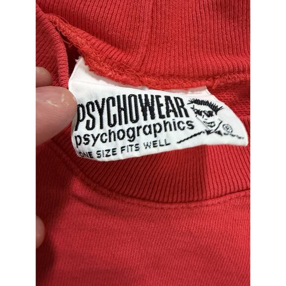 RARE SKATE HIP HOP PSYCHOGRAPHIC RECORDS CREWNECK 90’s Xl/2x Fitting - Picture 3 of 4